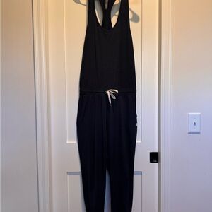 Vuori Dark Blue Jumpsuit with Light Drawstring